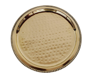 Pooja Plate Brass 10 inches