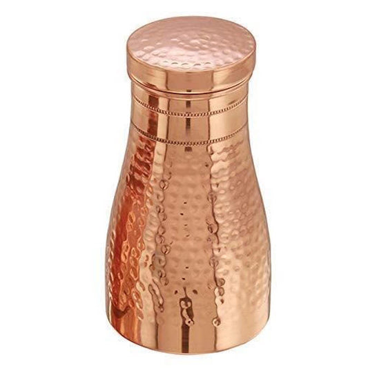 Copper Water Bottle With Cup 1 Ltr