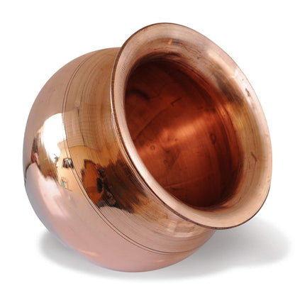 Plain copper kalasham 3.5 Inches