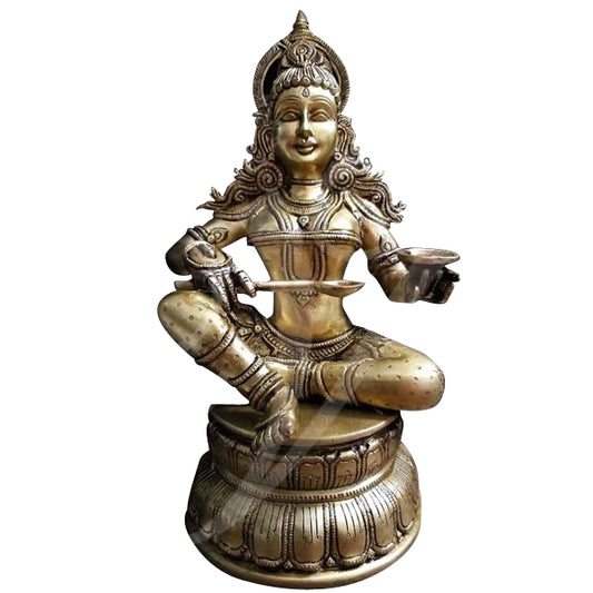 Brass Annapurana Statue 12inches