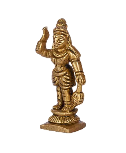 Madurai veeran Statue Brass 3 inches