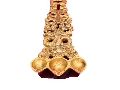 Brass Aarathi Stand 10 inch