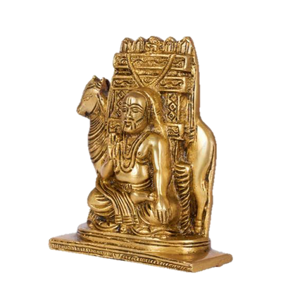 Shri Raghavendra Statue Brass 4 Inches