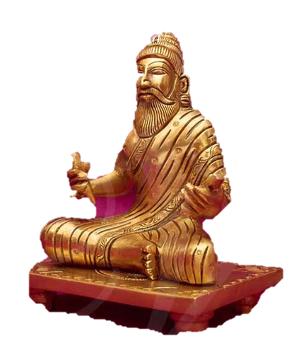 Thiruvalluvar Statue Brass 6 Inches