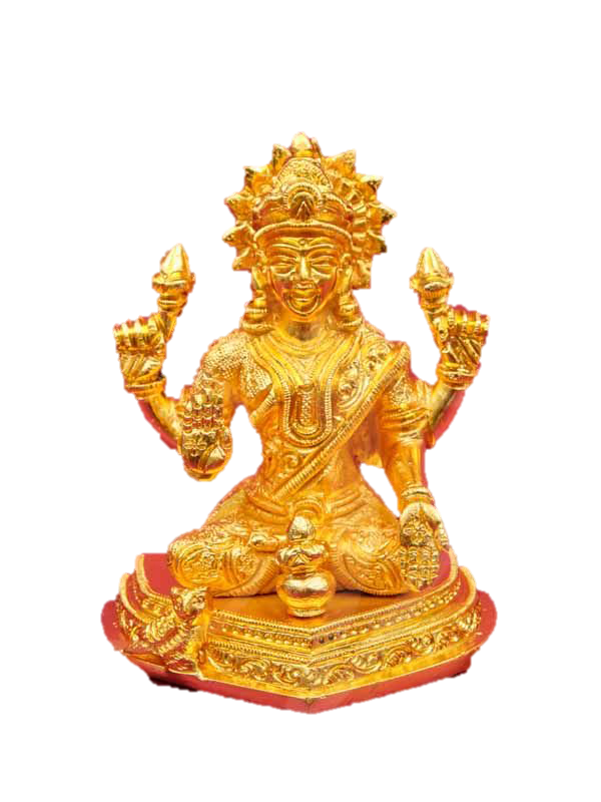 Lakshmi Statue Brass 5 Inches