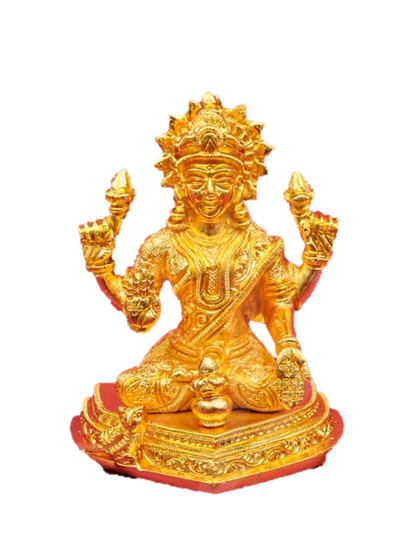 Lakshmi Statue Brass 5 Inches