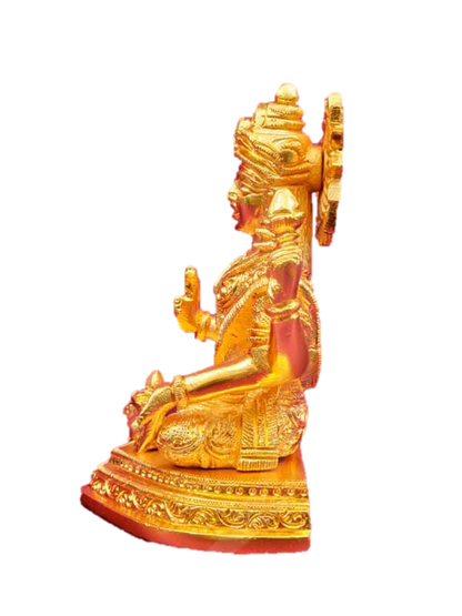 Lakshmi Statue Brass 5 Inches