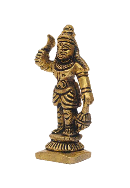 Madurai Veeran Statue Brass 2.5 inches