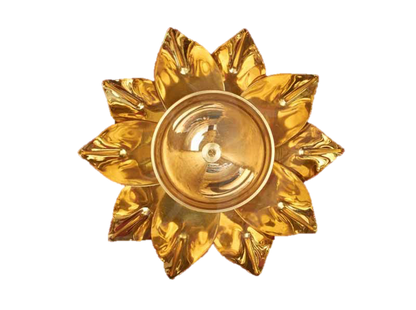 Lotus Diya Brass 3 Inches