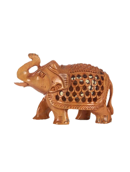 Wooden Elephant Jali 4.5 Inches