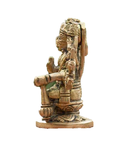 Panchamuga Anjaneyar Statue Brass 3.5 Inches