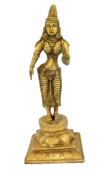 Sridevi Statue Brass 12 Inches