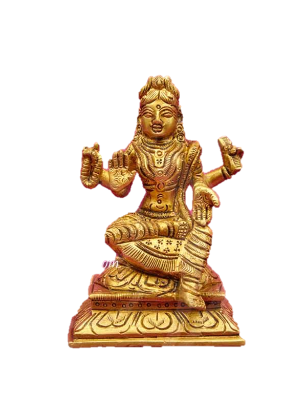 Balambika Thripurasundari Statue Brass 4.5 inches