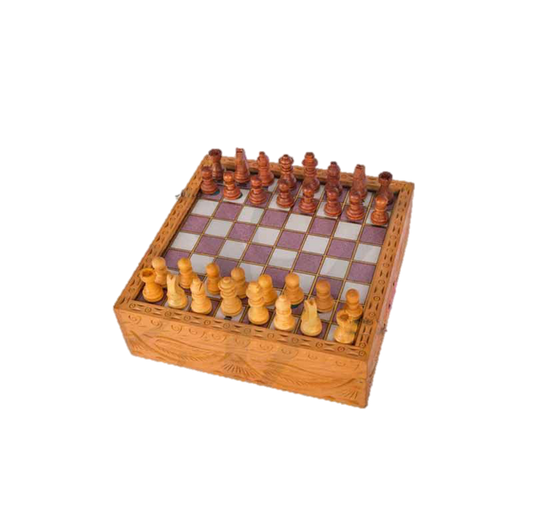 Wooden Chess Box