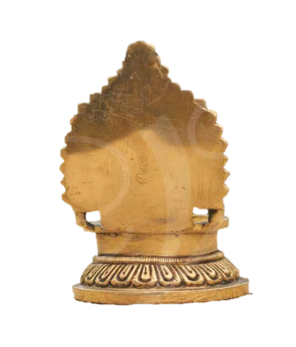 Lord Ganesha Vilakku Brass 4 inches