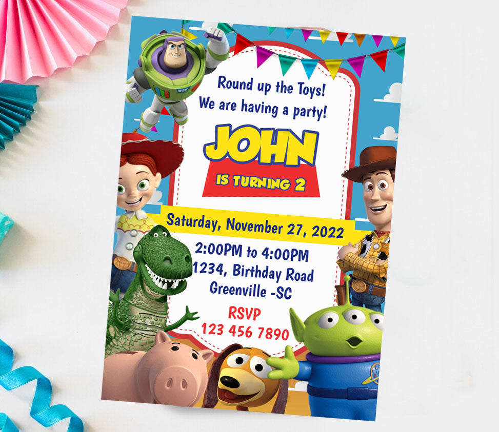 Toy Story Birthday Invitation CB0126 – COOL BOSS