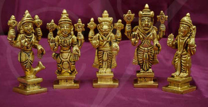 Vishnu Dashavadhara Statue Brass 9 cm