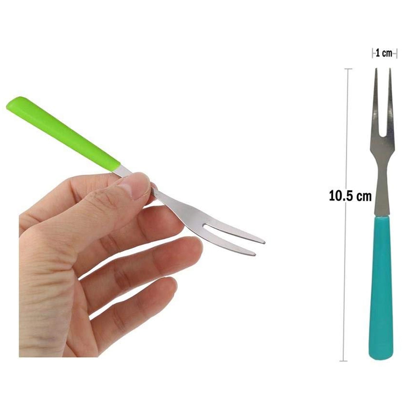 Fruit Fork Spoon Steel 4 inches