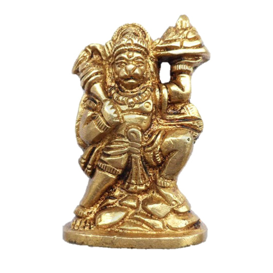Hanuman Statue Brass 2.5"