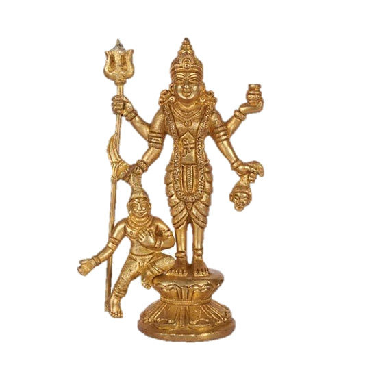 Mahalasa Narayani Brass Statue 5.5inches