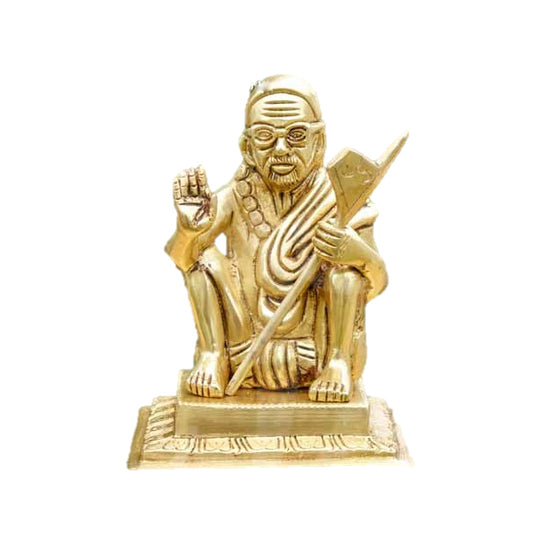 Maha Periyava Brass Statue 7"