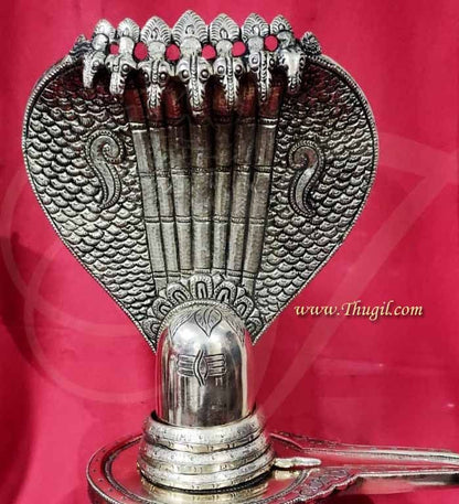 Shiva Lingham Statue Brass 8 Inches
