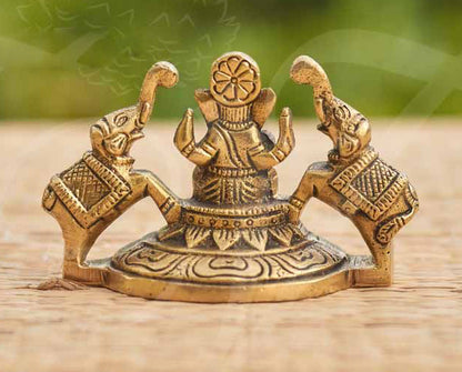 Ganesh Statue  Brass 2.5 Inches