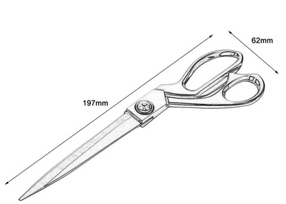 Tailoring Scissors Steel 8 inches