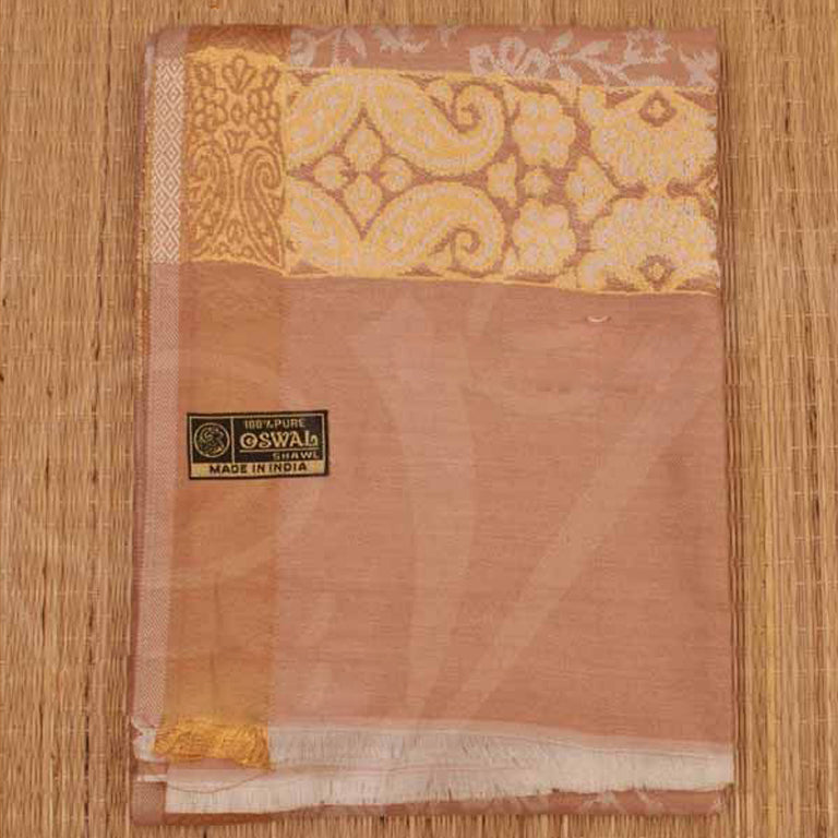 Woolen Shawl Light Brown Color