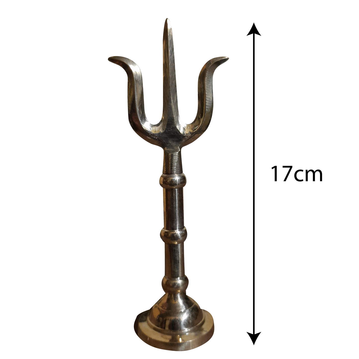 Thrisulam Stand Brass 7 inches